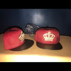 Royal crown emblem hats